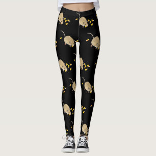 Trick or treat Halloween-muis met snoepkernen Leggings