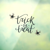 Trick or treat Halloween neem een of twee Raamsticker (Vel 3)