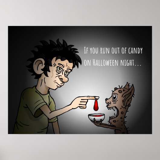 Trick or treat Halloween Night Poster (Voorkant)