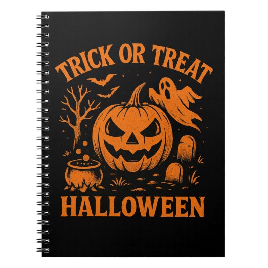 Trick or treat Halloween Notitieboek (Voorkant)
