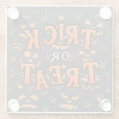 Trick or treat Halloween Onderzetters (Achterkant)