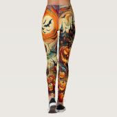 Trick or treat Halloween One of A Kind Leggings (Achterkant)