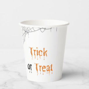 Trick or Treat Halloween Paper Cup Papieren Bekers