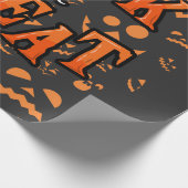 Trick or treat Halloween Paper Gift Wrap Cadeaupapier (Hoek)