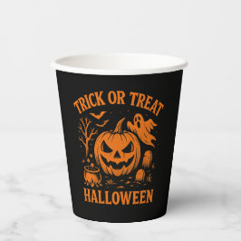 Trick or treat Halloween papieren bekers