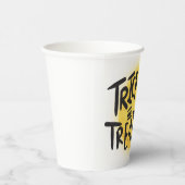 Trick or treat halloween papieren bekers (Rechts)