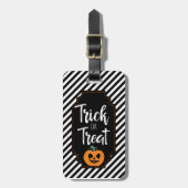 trick or treat Halloween partij gunst Bagagelabel (Voorkant verticaal)