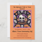 Trick or treat Halloween Party Aanpassen Kaart (Voorkant)