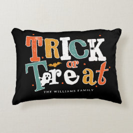 Trick or treat Halloween Party Accent Kussen