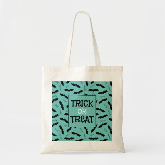 Trick or treat Halloween Party Bats Tote Bag (Voorkant)