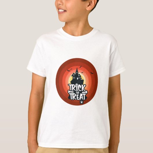 Trick or treat Halloween party Costume T-Shirt (Voorkant)