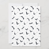 trick or treat Halloween Party Kaart (Achterkant)