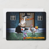 Trick or treat Halloween Party Kaart (Voorkant)