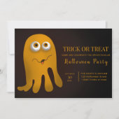 Trick or treat Halloween Party Kaart (Voorkant)