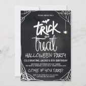 Trick or treat Halloween Party Kaart (Voorkant)