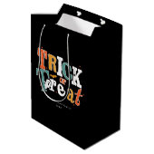 Trick or treat Halloween Party Medium Cadeauzakje (Achterkant Gekanteld)