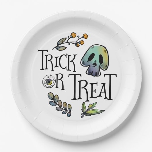 Trick or treat Halloween Party Paper Bord (Voorkant)