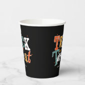 Trick or treat Halloween Party Papieren Bekers (Links)