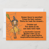 Trick or treat Halloween party uitnodiging (Achterkant)