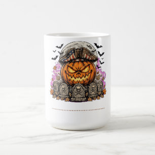 Trick Or TREAT Halloween Patriottisch Pompoen T-sh Koffiemok