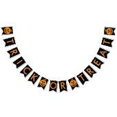 Trick or treat Halloween Pompoen Bunting Banner (Alle)