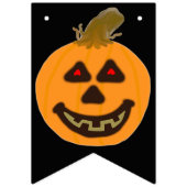 Trick or treat Halloween Pompoen Bunting Banner (Eerste vlag)
