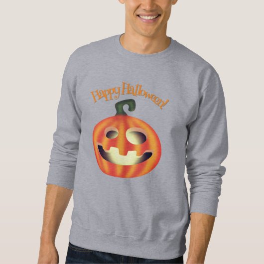 Trick or Treat Halloween Pompoen Trui (Voorkant)