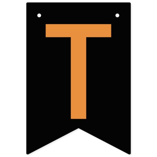 Trick or treat Halloween pompoenen Bunting Banner (Tweede vlag)