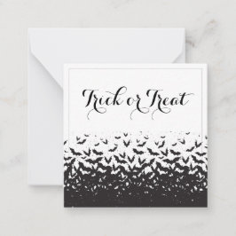 Trick or treat Halloween Pop door Notitiekaartje