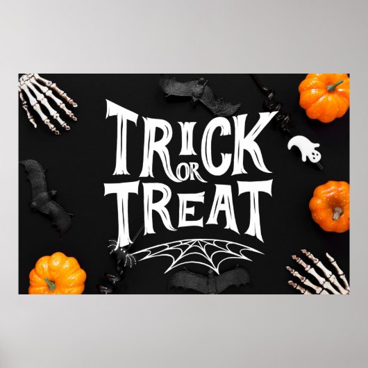 Trick or treat Halloween Poster (Voorkant)