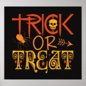 Trick or treat Halloween poster (Voorkant)