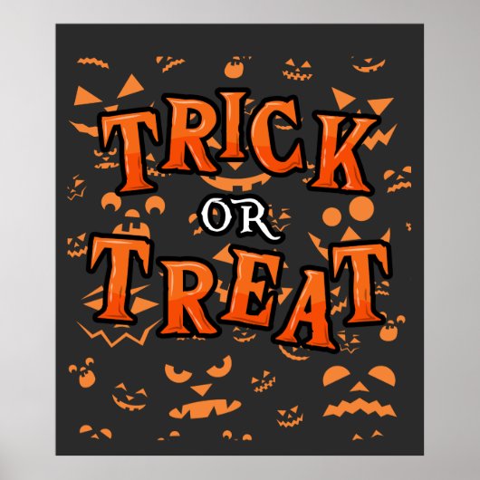 Trick or treat Halloween Posters (Voorkant)
