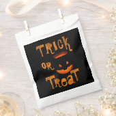 Trick or treat Halloween Pumpkin Bedankzakje (Geknipt)