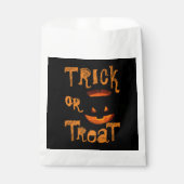 Trick or treat Halloween Pumpkin Bedankzakje (Voorkant)