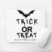 Trick or treat Halloween Pumpkin Funny Muismat (Met muis)