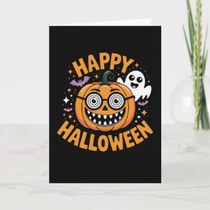 Trick or treat Halloween Pumpkin Happy Halloween Kaart