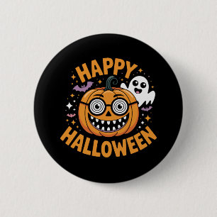 Trick or treat Halloween Pumpkin Happy Halloween Ronde Button 5,7 Cm