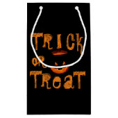 Trick or treat Halloween Pumpkin Klein Cadeauzakje (Achterkant)
