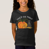 Trick or treat Halloween Pumpkin Schattigee Waterv T-shirt (Voorkant)
