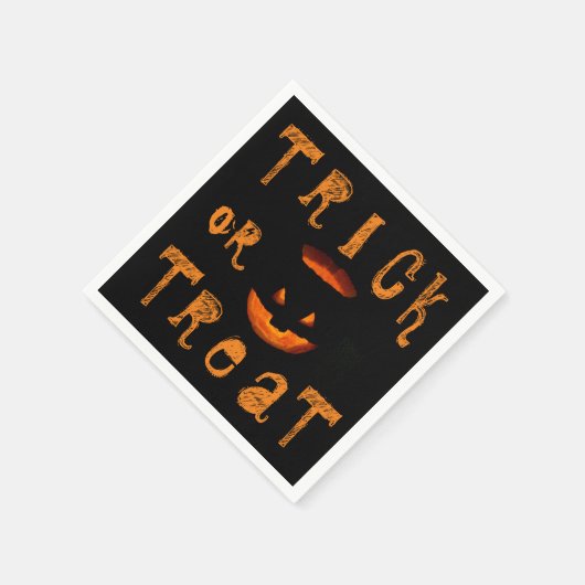 Trick or treat Halloween Pumpkin Servet (Hoek)