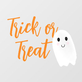 Trick or Treat Halloween Raamsticker