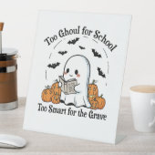 Trick or Treat Halloween Reclamebord Met Voetstuk (Insitu)