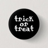 Trick Or Treat Halloween Ronde Button 3,2 Cm (Voorkant)