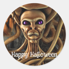 Trick or Treat Halloween Ronde Sticker