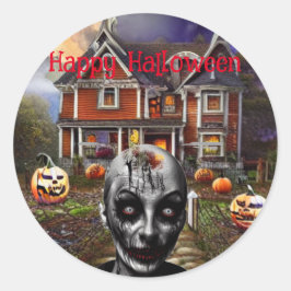 Trick or Treat Halloween Ronde Sticker