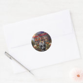 Trick or Treat Halloween Ronde Sticker (Envelop)