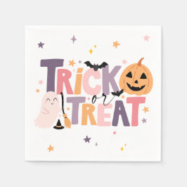 Trick or treat Halloween servetten