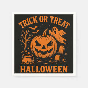Trick or treat Halloween servetten