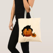 Trick or treat Halloween Snoep Bag Tote Bag (Voorkant (product))