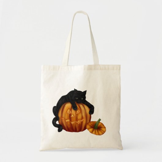 Trick or treat Halloween Snoep Bag Tote Bag (Voorkant)